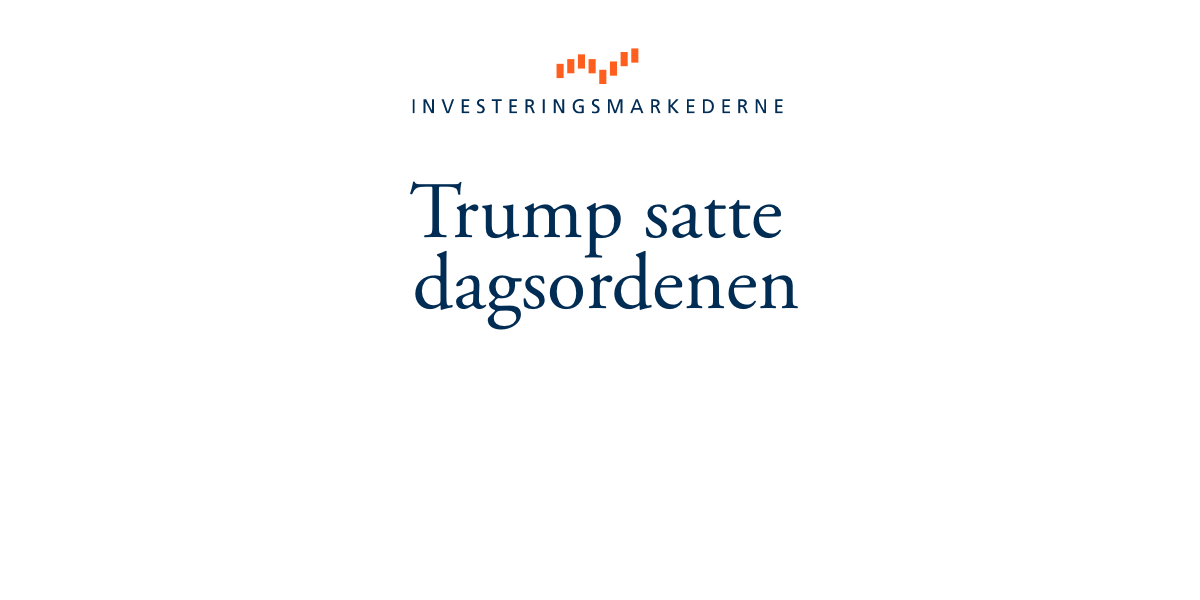 Investeringsmarkederne