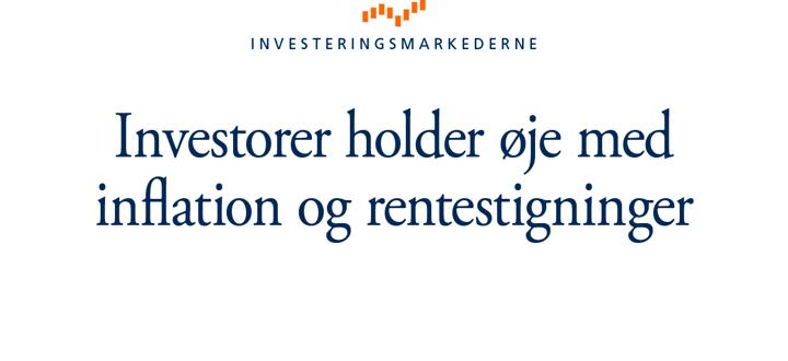 Investeringsmarkederne