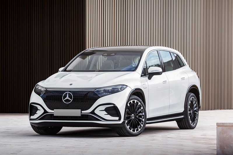 Elbil Hvid Mercedes 1200X800px